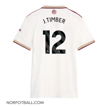 Billige Fotballdrakt Arsenal Jurrien Timber #12 Replika Tredjedrakt Dame 2025-26 Kortermet
